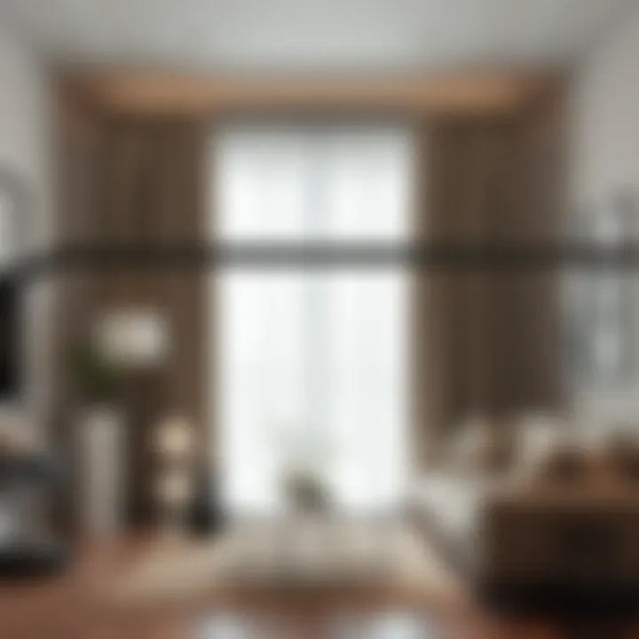 Materials Used in Curtain Rods Diverse materials for curtain rods displayed