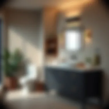 Smart Storage Solutions for Space Efficiency Space-efficient bathroom showing smart storage solutions