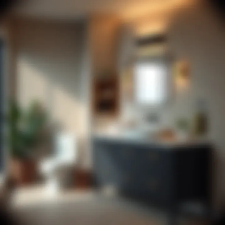 Smart Storage Solutions for Space Efficiency Space-efficient bathroom showing smart storage solutions