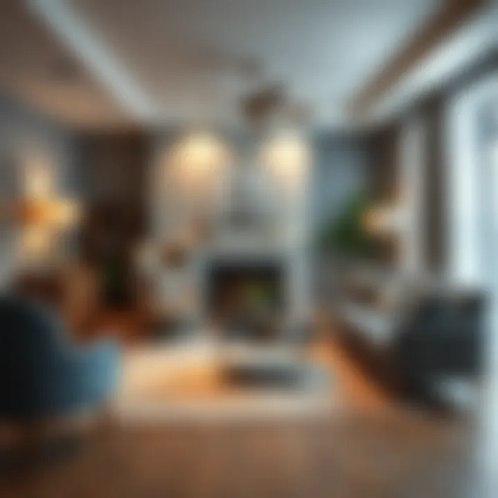 An elegant room showcasing successfully assembled products enhancing décor