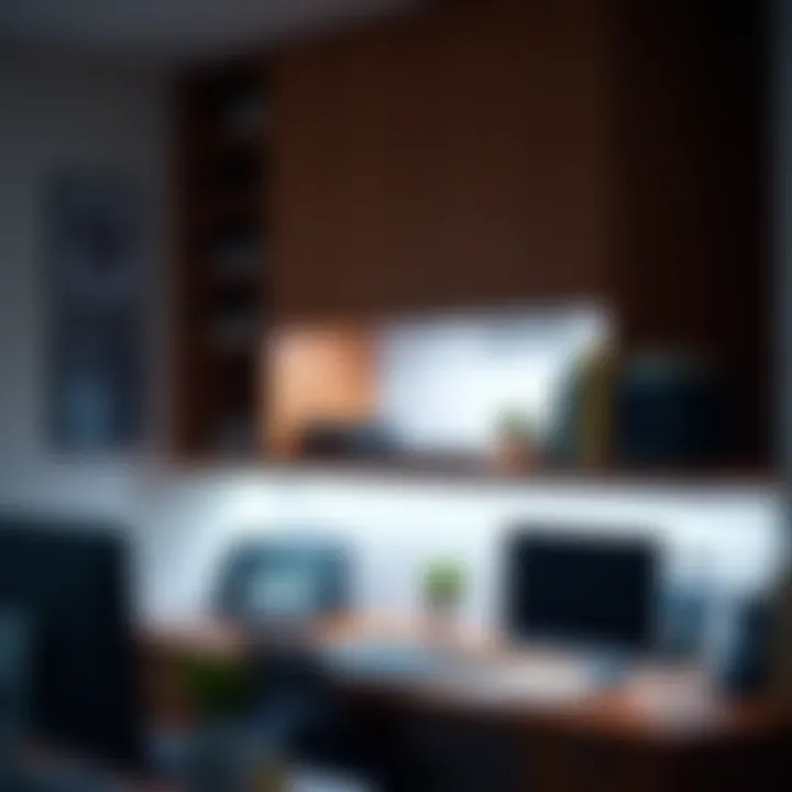 Utilizing Under Cabinet Lighting in a Workspace Practical applications of under cabinet lighting in workspace