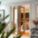Elegant bifold door showcasing modern design