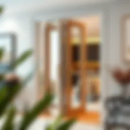 Elegant bifold door showcasing modern design