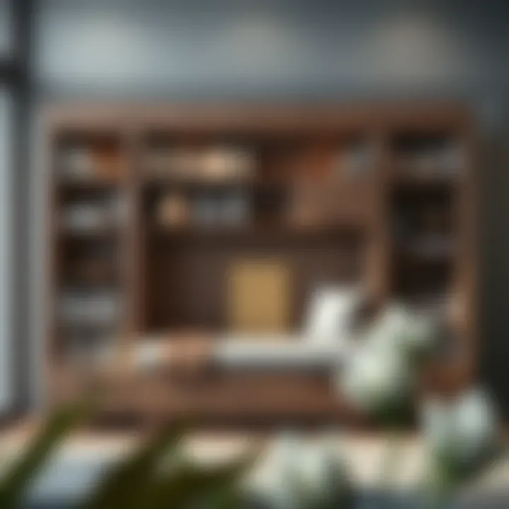 Contemporary Bookshelf with Bench Seat Modern bookshelf with integrated bench seat