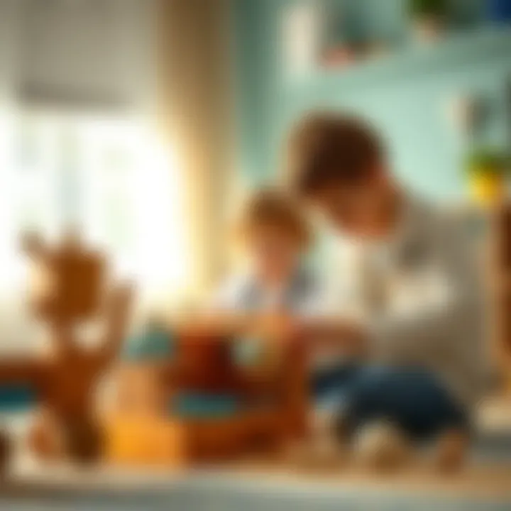 Imaginative Play with Wooden Toy Doctor Kits Children engaging in role-playing with a wooden doctor kit.