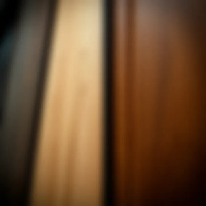 Diverse Material Choices for 72 Inch Doors Close-up view of material options for 72 inch doors