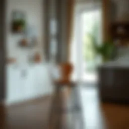 Elegant counter stool design with a backrest