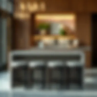 Premium Materials for Style and Comfort Luxurious material selection for counter stools