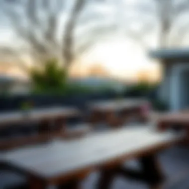 Various picnic table cover styles enhancing outdoor aesthetics