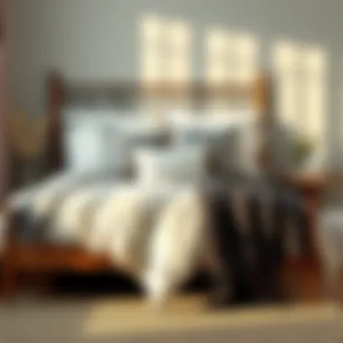 Cozy Bed Arrangement for Comfort Cozy twin bed arrangement with layered bedding