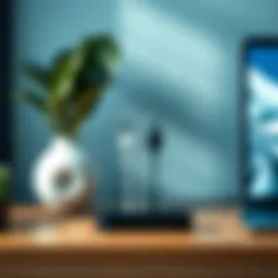 Elegant wire cord organizer displaying sleek design