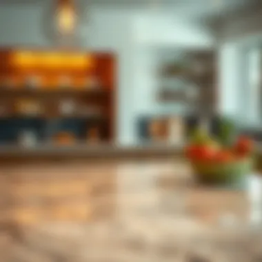 Diverse Material Choices for Your Kitchen Elegant kitchen countertop displaying various materials