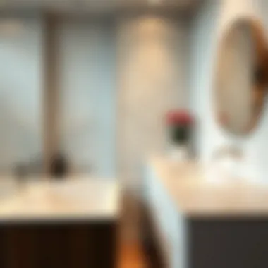 Enhancing Bathroom Design with a New Countertop Stylish bathroom countertop enhancing space aesthetics
