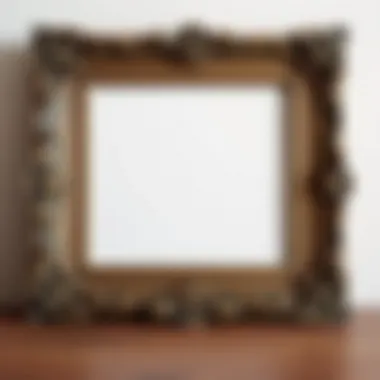Vintage-inspired 5x7 picture frame with ornate detailing
