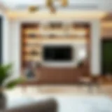 Contemporary Deep Cabinet Aesthetics Elegant design of a deep cabinet showcasing contemporary aesthetics.