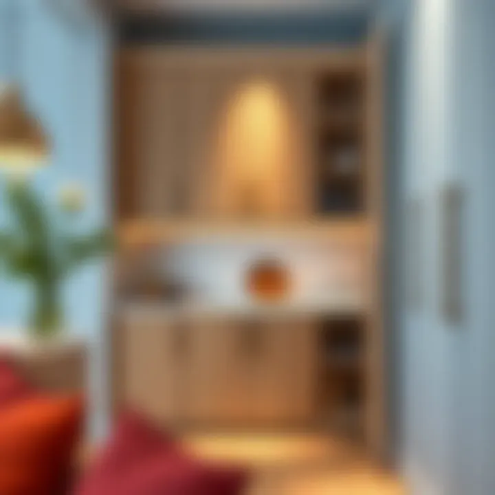 Optimizing Storage with Deep Cabinet Layouts Functional layout of a deep cabinet providing optimal storage solutions.