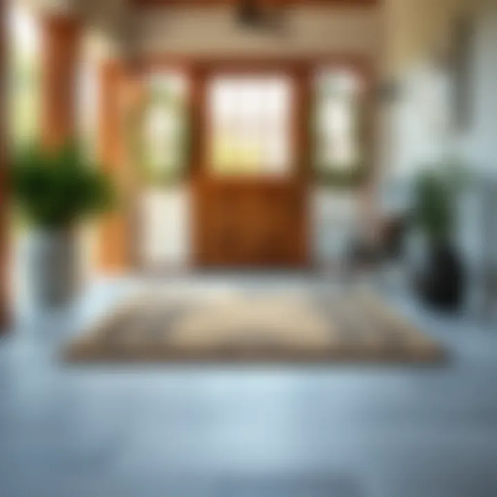 Resilient Outdoor Rug for Busy Entrances Durable outdoor rug suitable for high traffic areas