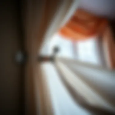 Bracket Installation for Optimal Drapery Placement Installation of a drapery rod extension bracket on a wall