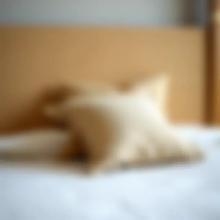 Quality Materials for Lasting Elegance Close-up of materials used in a tall king bed frame emphasizing quality and durability