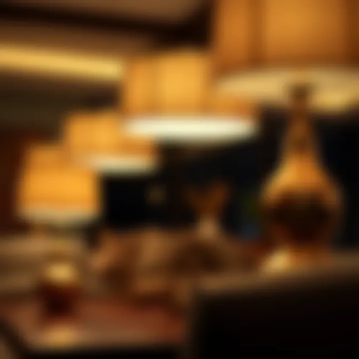 Dramatic Lighting Effects with Shade-less Lamps Dramatic lighting effects created by shade-less lamps