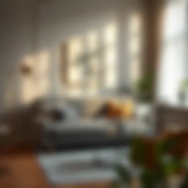 Inviting Comfort in Your Home Cozy sofa bed in a stylish living room