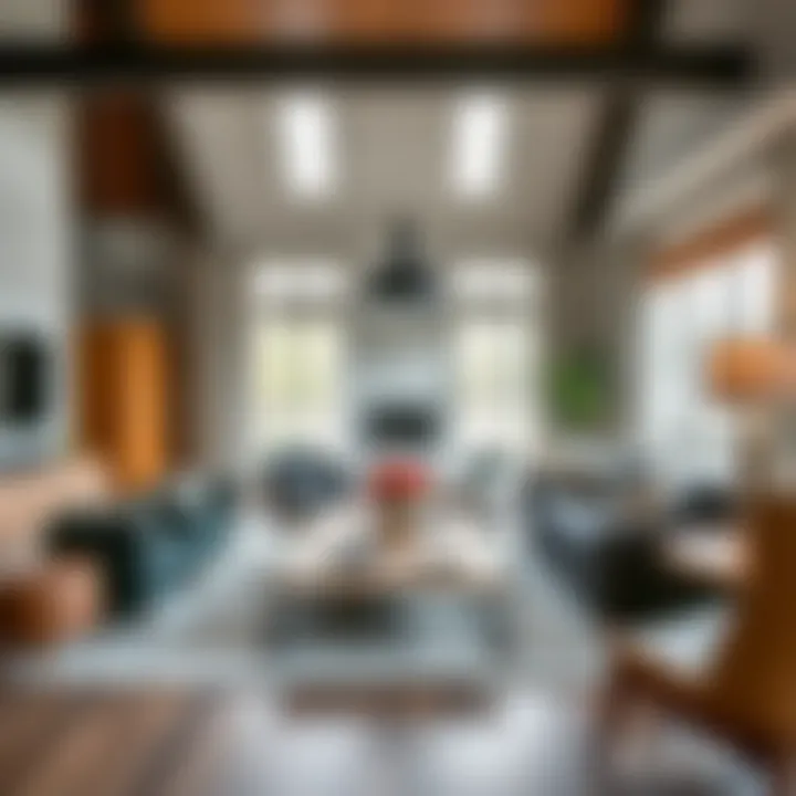 Modern living room showcasing a blend of contemporary furniture and local craftsmanship