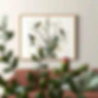 Whimsical Nature: Birch and Birds Whimsical birch tree illustration with birds and foliage