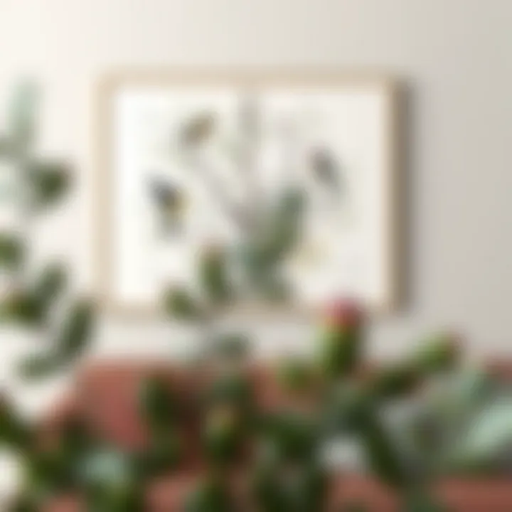 Whimsical Nature: Birch and Birds Whimsical birch tree illustration with birds and foliage