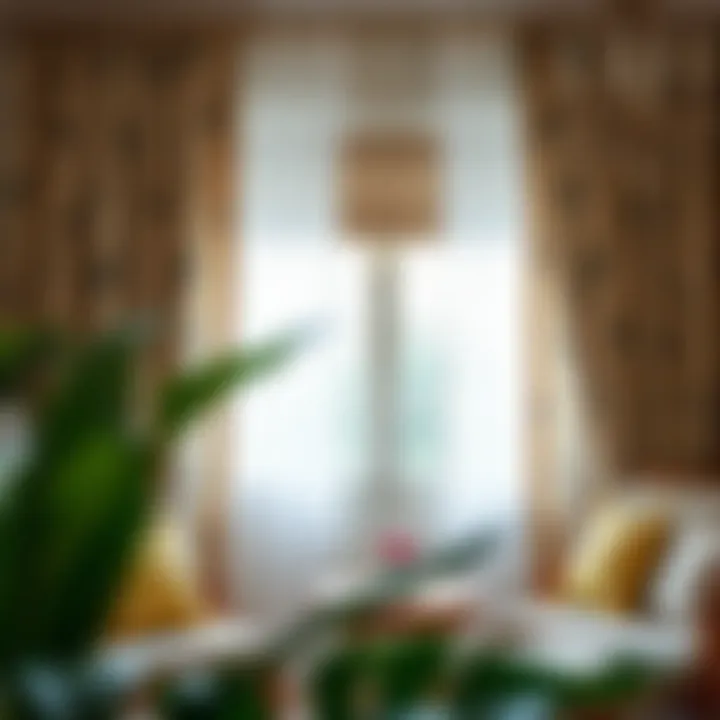 Practical tips for maintaining bird print curtains displayed visually