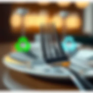 The Eco-Friendly Aspects of Stainless Steel Forks Environmental benefits of stainless steel cutlery represented through recycling symbols