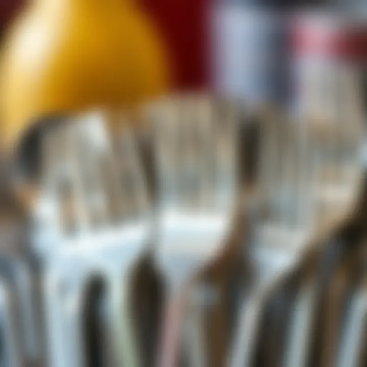 Diverse Styles of Affordable Stainless Steel Forks A variety of stainless steel forks highlighting different styles and functionalities