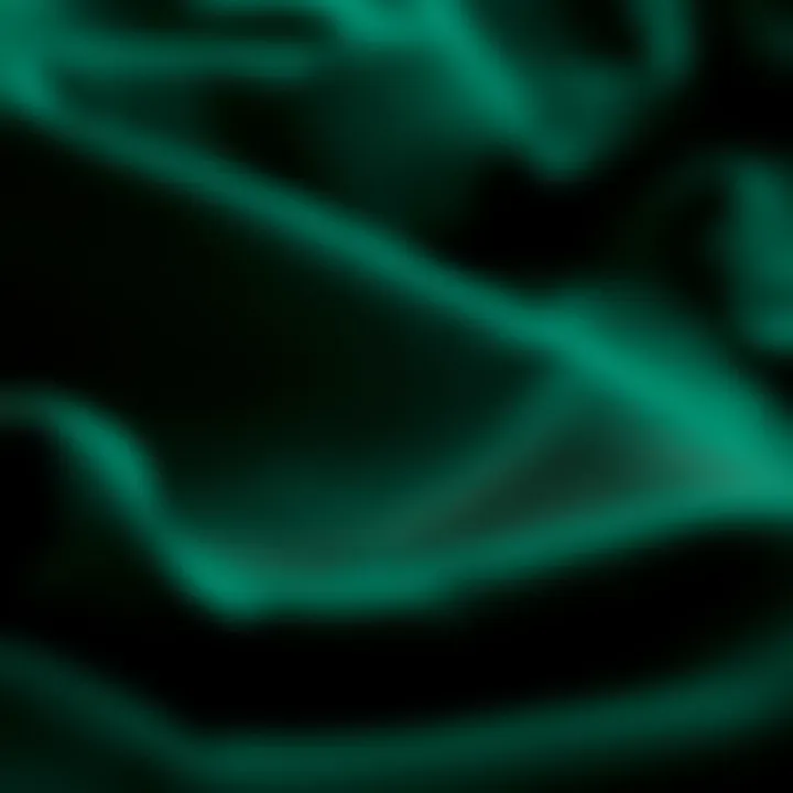 Quality Fabric Texture Close-up of dark green fabric showcasing texture and quality