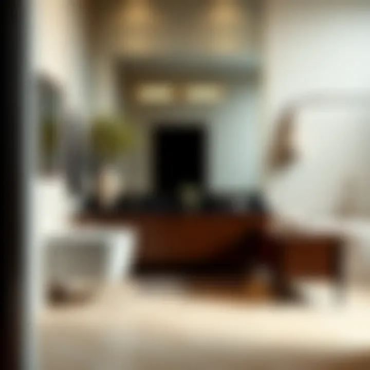 Luxurious Modern Deep Vanity Luxurious deep vanity with modern fixtures