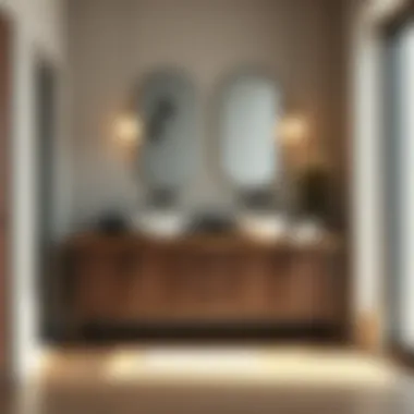 Sustainable Deep Bathroom Vanity Design Stylish deep vanity made from sustainable materials