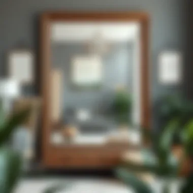 Diverse Frame Styles for Mirrors Illustration of various frame styles suitable for an 18 x 14 mirror