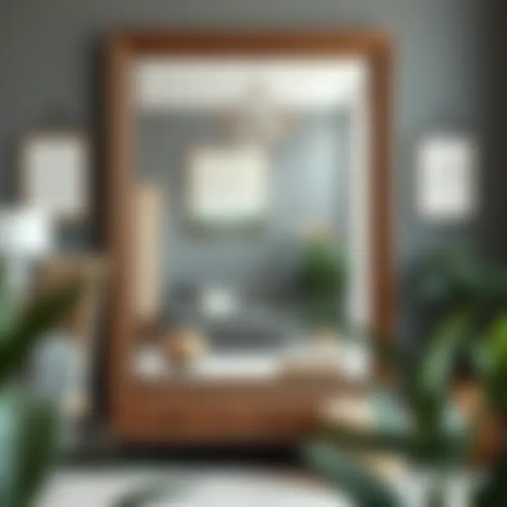 Diverse Frame Styles for Mirrors Illustration of various frame styles suitable for an 18 x 14 mirror