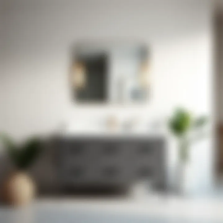 Modern Elegance: A 30 Inch Bathroom Sink Cabinet Elegant 30 inch bathroom sink cabinet showcasing modern design