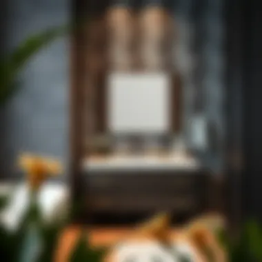 Space Efficiency: Stylish 30 Inch Bathroom Sink Cabinet Stylish bathroom with a 30 inch sink cabinet enhancing space