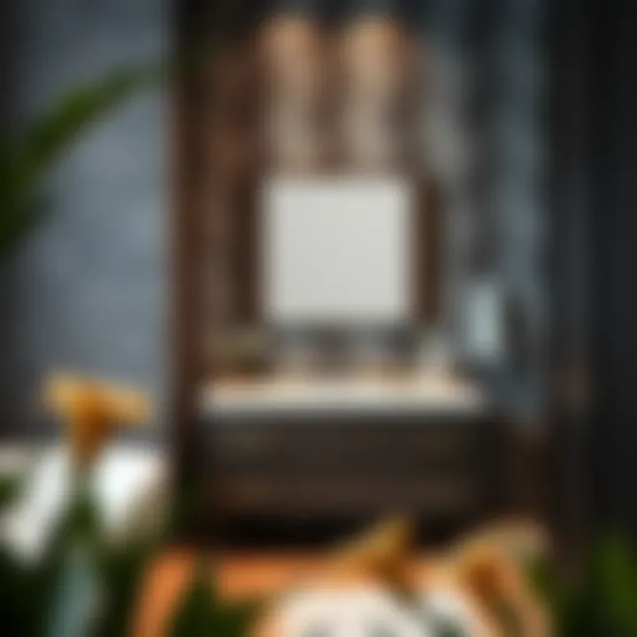 Space Efficiency: Stylish 30 Inch Bathroom Sink Cabinet Stylish bathroom with a 30 inch sink cabinet enhancing space