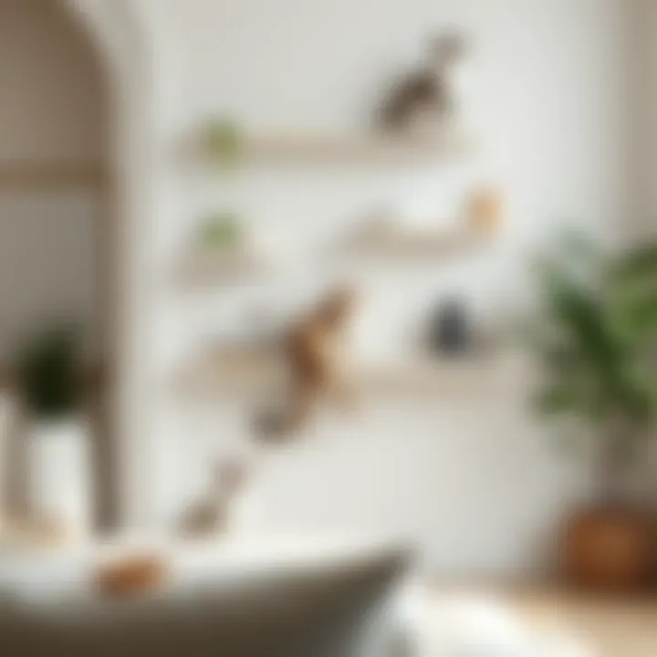 Stylish Cat Wall Furniture in Modern Interiors Stylish cat wall furniture that complements modern interiors