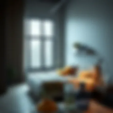 Floating Shelf Bed in a Cozy Ambiance Stylish floating shelf bed showcased in a cozy interior