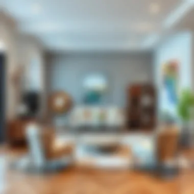 User-Friendly Design Tool Interface User-friendly interface of a room design tool