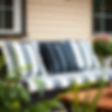 Maintenance Tips for Striped Cushions Maintenance tips for keeping Hampton Bay striped cushions looking fresh