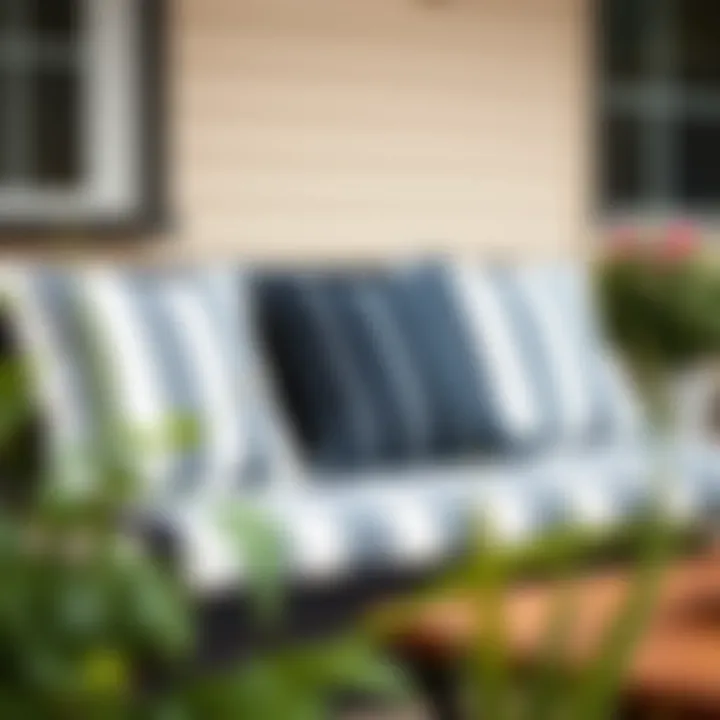 Maintenance Tips for Striped Cushions Maintenance tips for keeping Hampton Bay striped cushions looking fresh