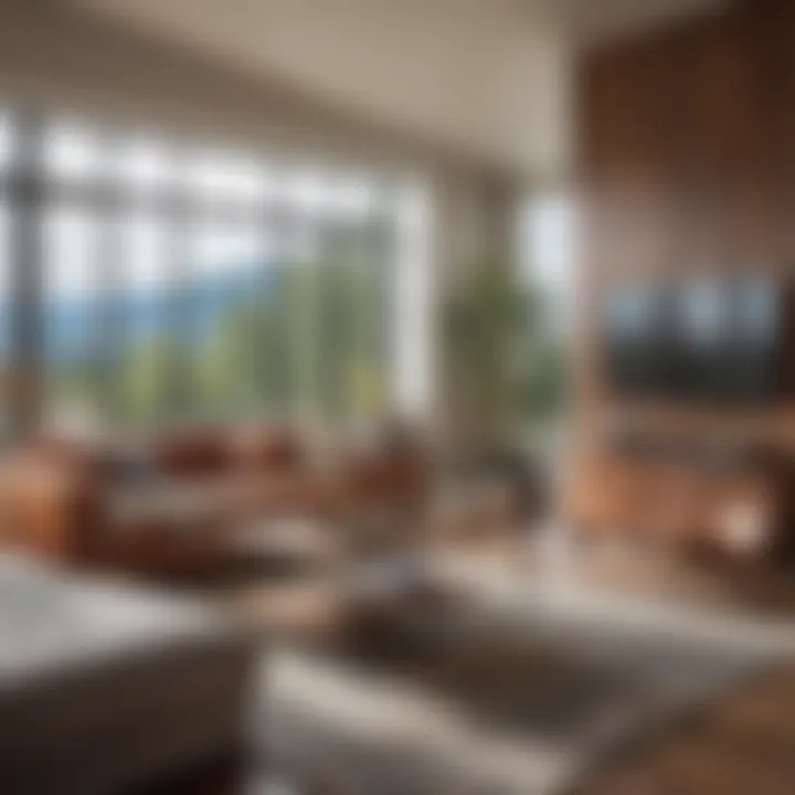 An inviting living space featuring unique hub furniture pieces