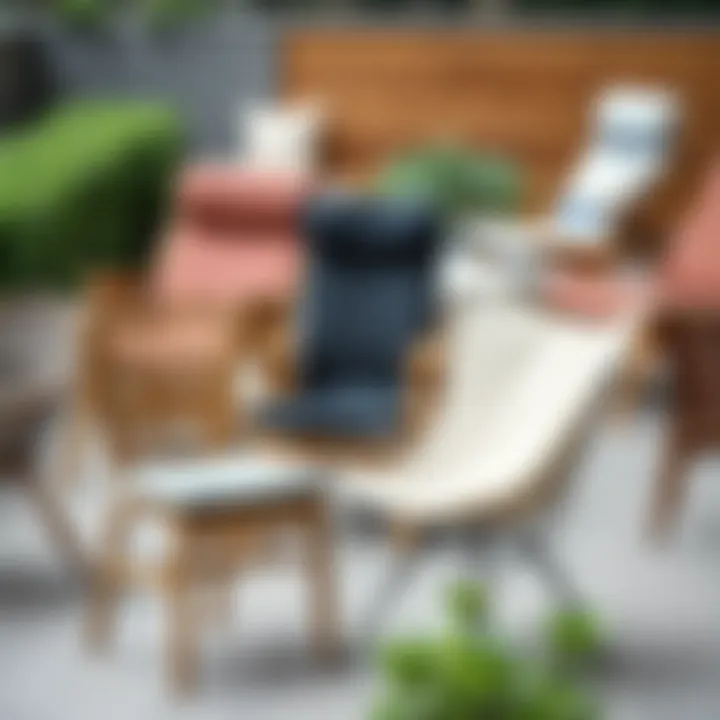 Diverse Outdoor Chair Styles Variety of outdoor chairs showcasing different styles and materials