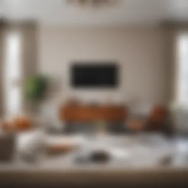 Elegant color palette for a serene living space