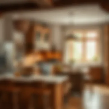 Charming Rustic Appeal in Kitchen Spaces Cozy rustic kitchen featuring natural wood elements