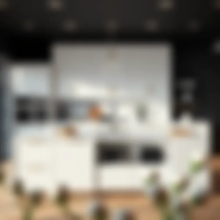 Sophisticated Minimalism in Kitchen Design Elegant modern kitchen with minimalist design