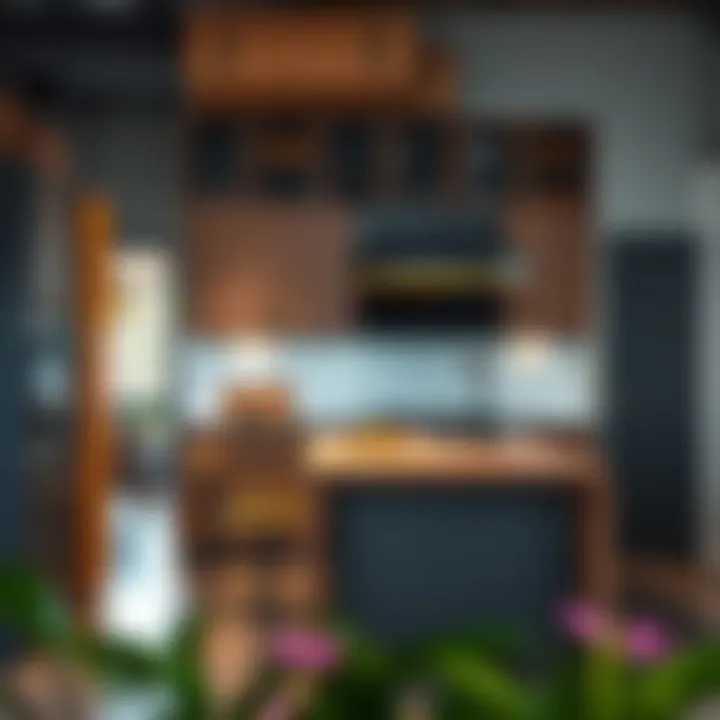 Striking Industrial Style in Modern Kitchens Sleek industrial kitchen with bold finishes